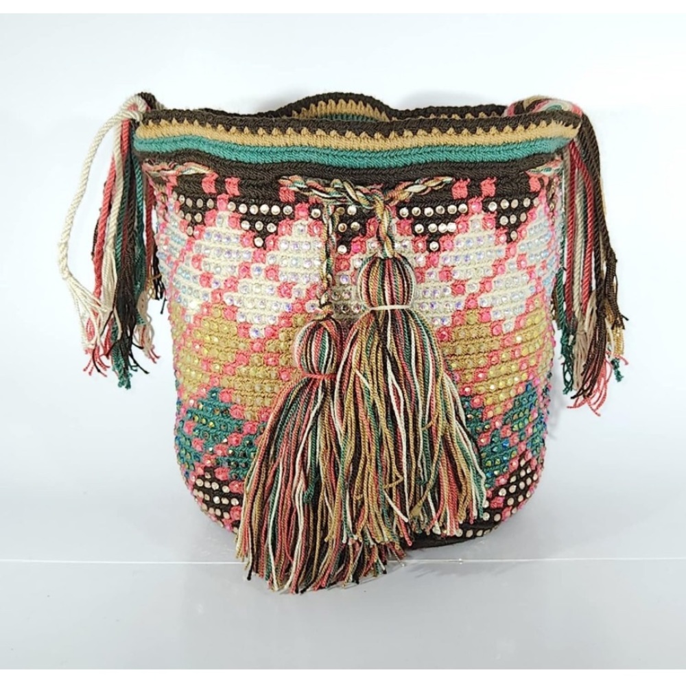 100% Authentic Colombian Wayuu Mochila Bag